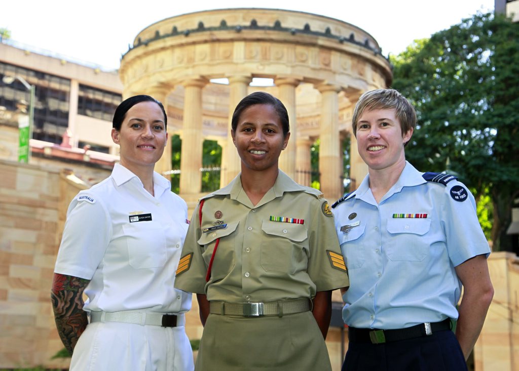 SQNLDR Amanda Gosling, CAPT Jessica Boyd, LS Karen Dwyer and SGT Anne Dufficy. SQNLDR Amanda Gosling, CAPT Jessica Boyd, LS Karen Dwyer and SGT Anne Dufficy.